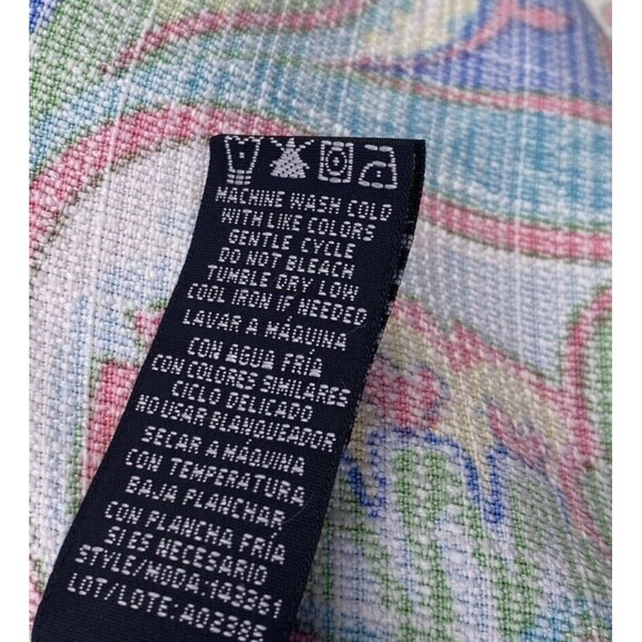 RN Studio Dress 8 Ronni Nicole Retro Sheath Coastal Preppy Paisley Print New - Picture 7 of 12